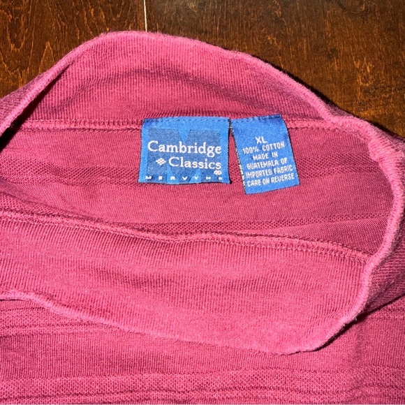 Men's Striped Mock Neck - Picture 2 of 3